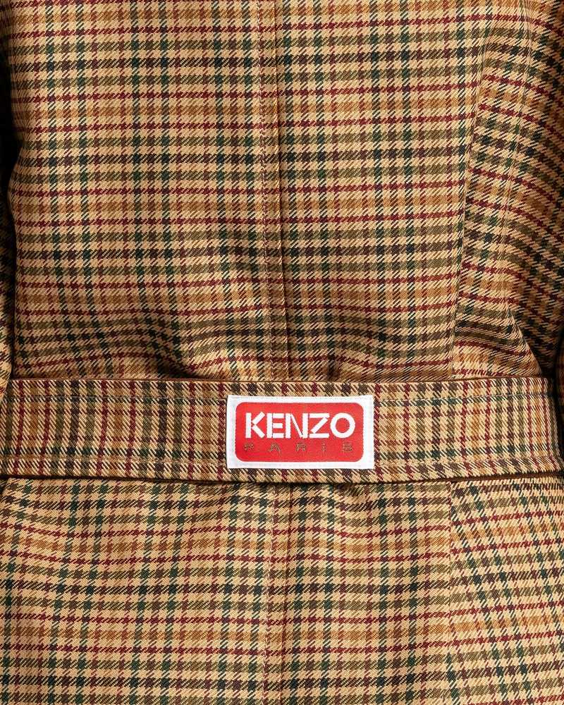 Kenzo Checks Carcoat - Prince of Wales Check | Garmentory