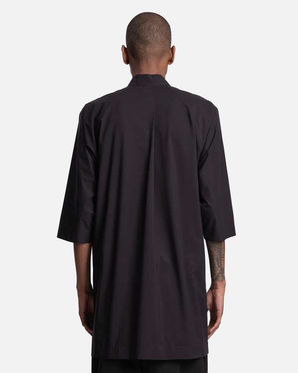 HOMME PLISSE ISSEY MIYAKE 3/4 Sleeve Collarless Stretch