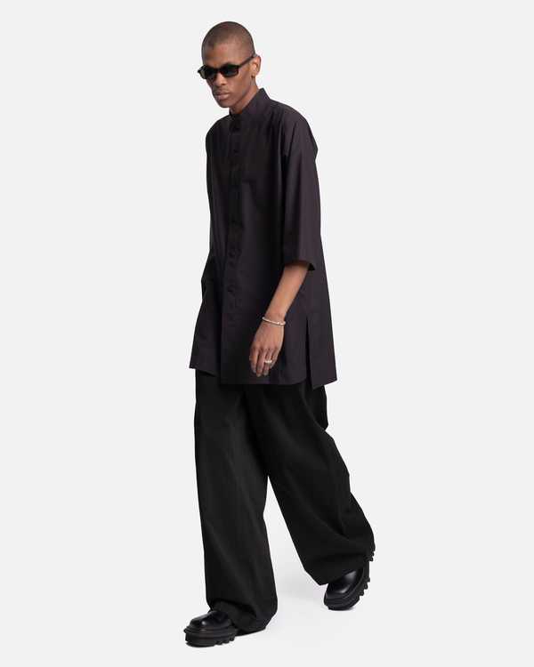 HOMME PLISSE ISSEY MIYAKE 3/4 Sleeve Collarless Stretch