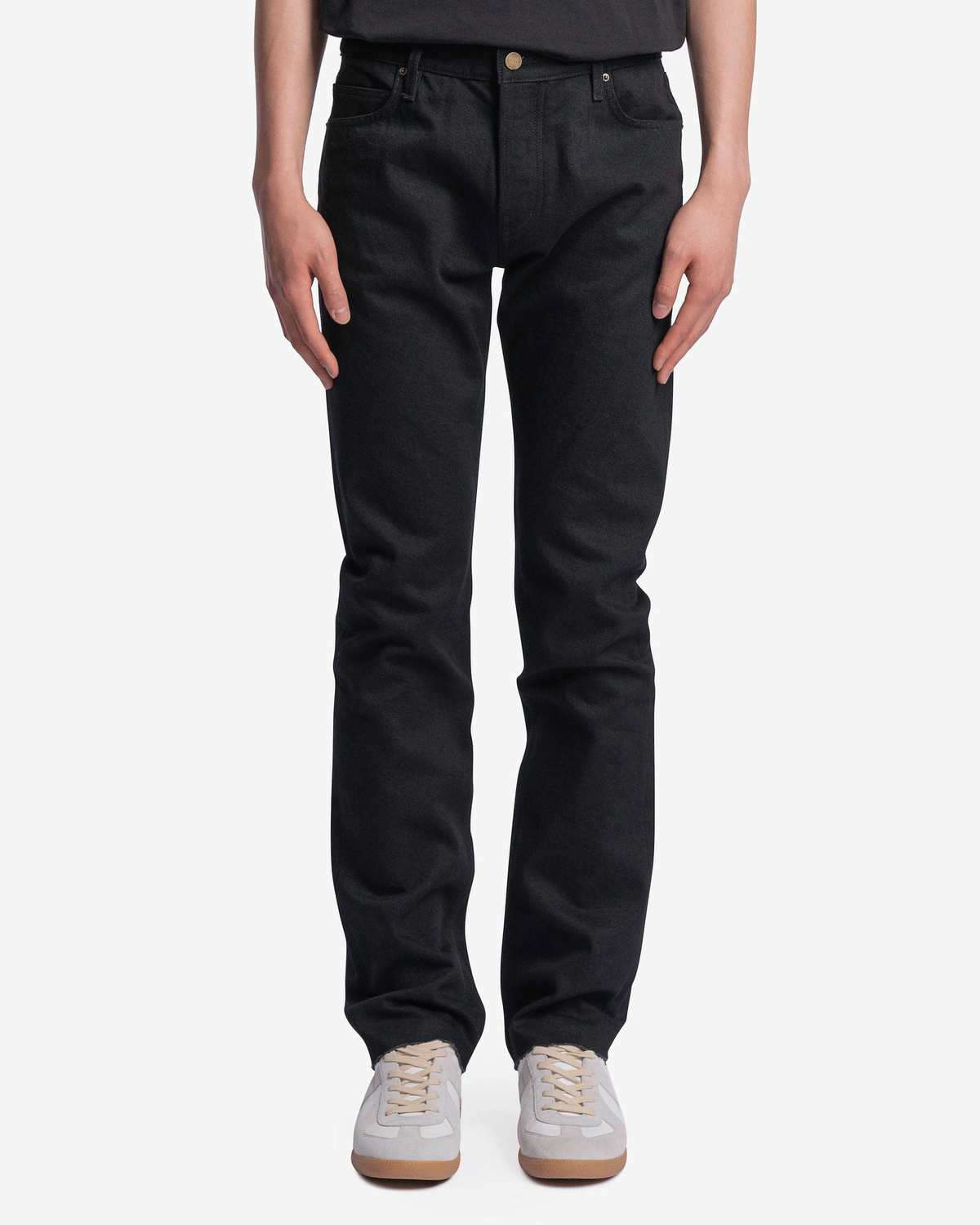Fear of God Eternal Denim 5 Pocket - 5 Year in Raw Black | Garmentory