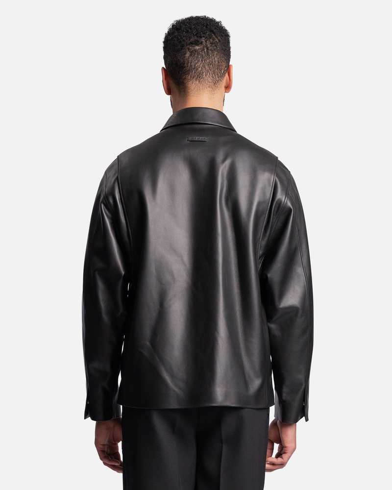 Fear of God Eternal Leather Jacket - Black | Garmentory