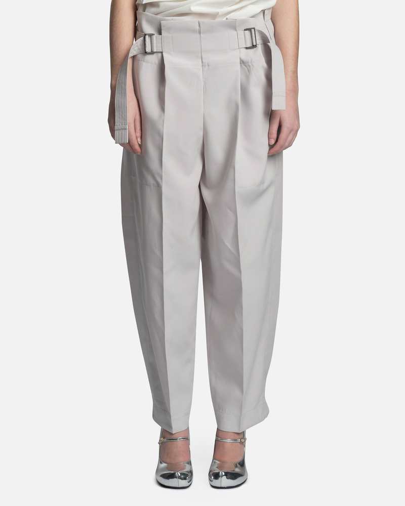 Issey Miyake Flat Tuck Pants - Light Gray | Garmentory