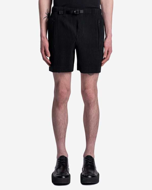 HOMME PLISSE ISSEY MIYAKE Flip Shorts - Black | Garmentory