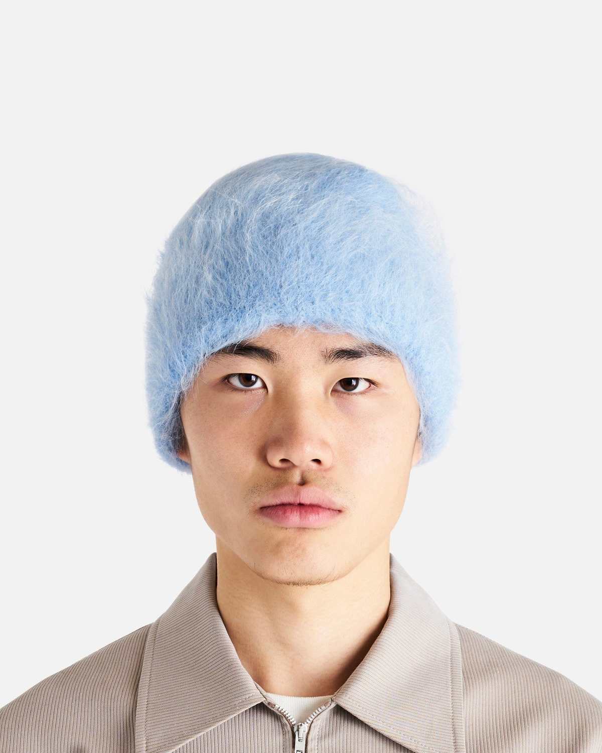 Séfr Alpaca Fuzzy Beanie - Cold Blue | Garmentory