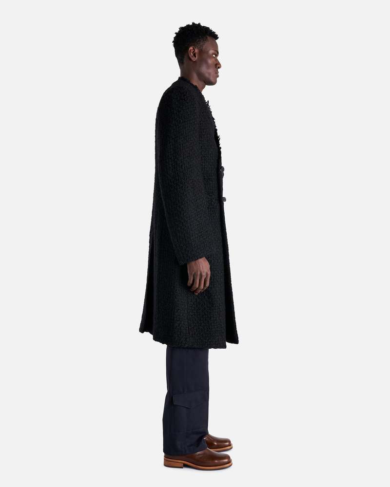Namacheko Hwicce Double Breasted Coat - Black | Garmentory