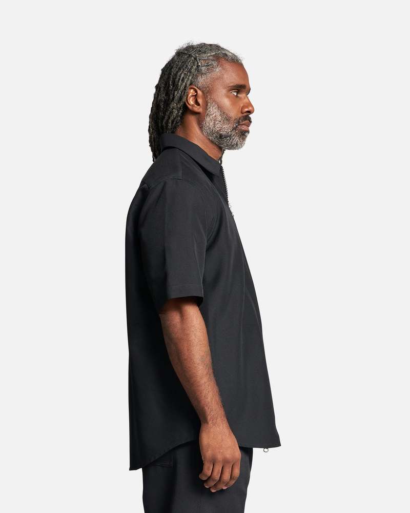 OAMC Ian Short Sleeved Shirt - Black | Garmentory