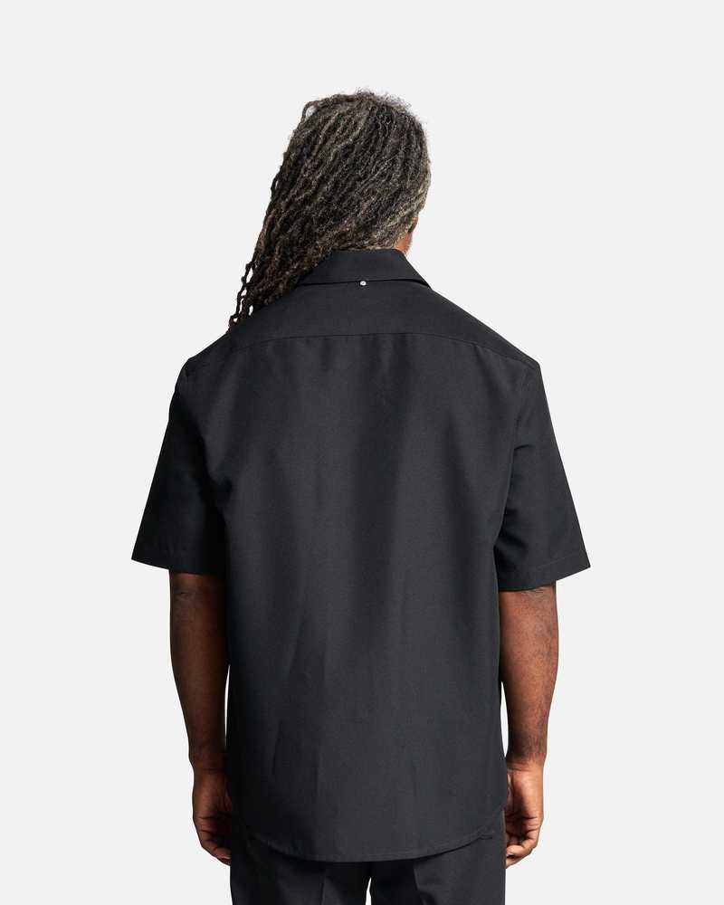 OAMC Ian Short Sleeved Shirt - Black | Garmentory