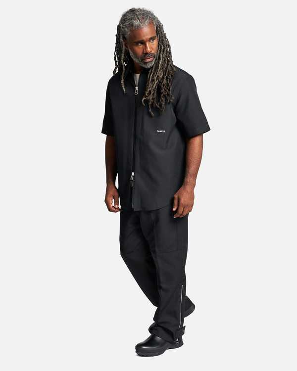 OAMC Ian Short Sleeved Shirt - Black | Garmentory OAMC Ian Short Sleeved Shirt - Black | Garmentory