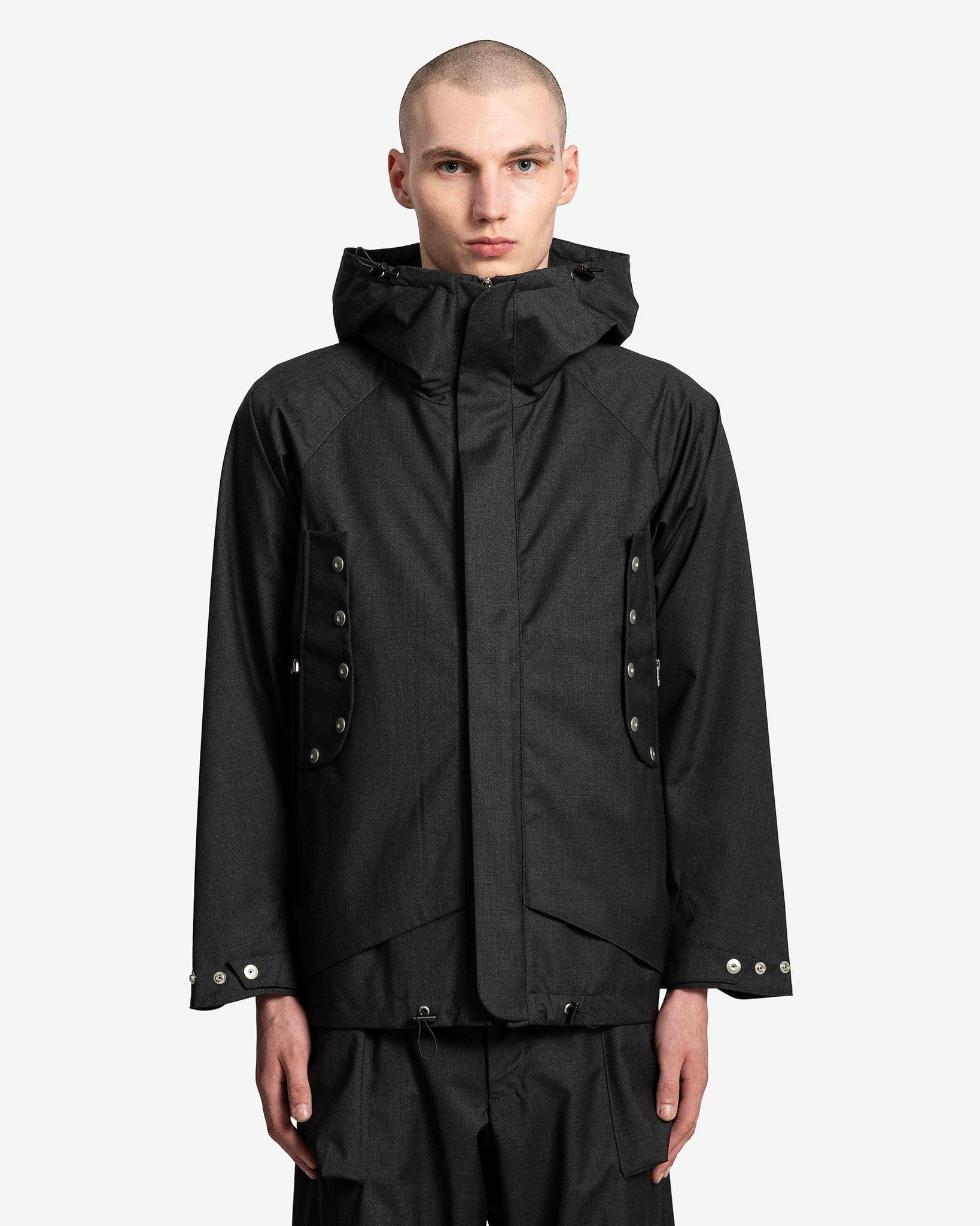 ジャケット・アウター Omar Afridi GREY JENGA PARKA Omar Afridi GREY JENGA PARKA