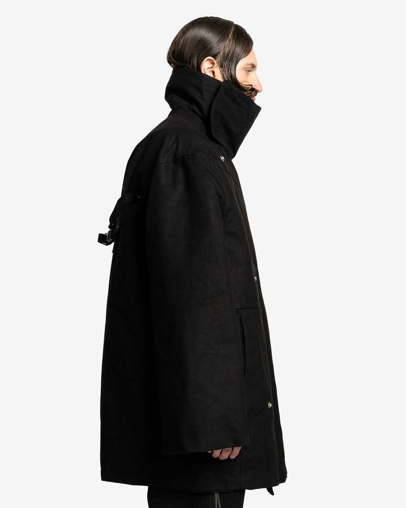 Rick Owens Jumbo Poncho Drella Coat - Black | Garmentory