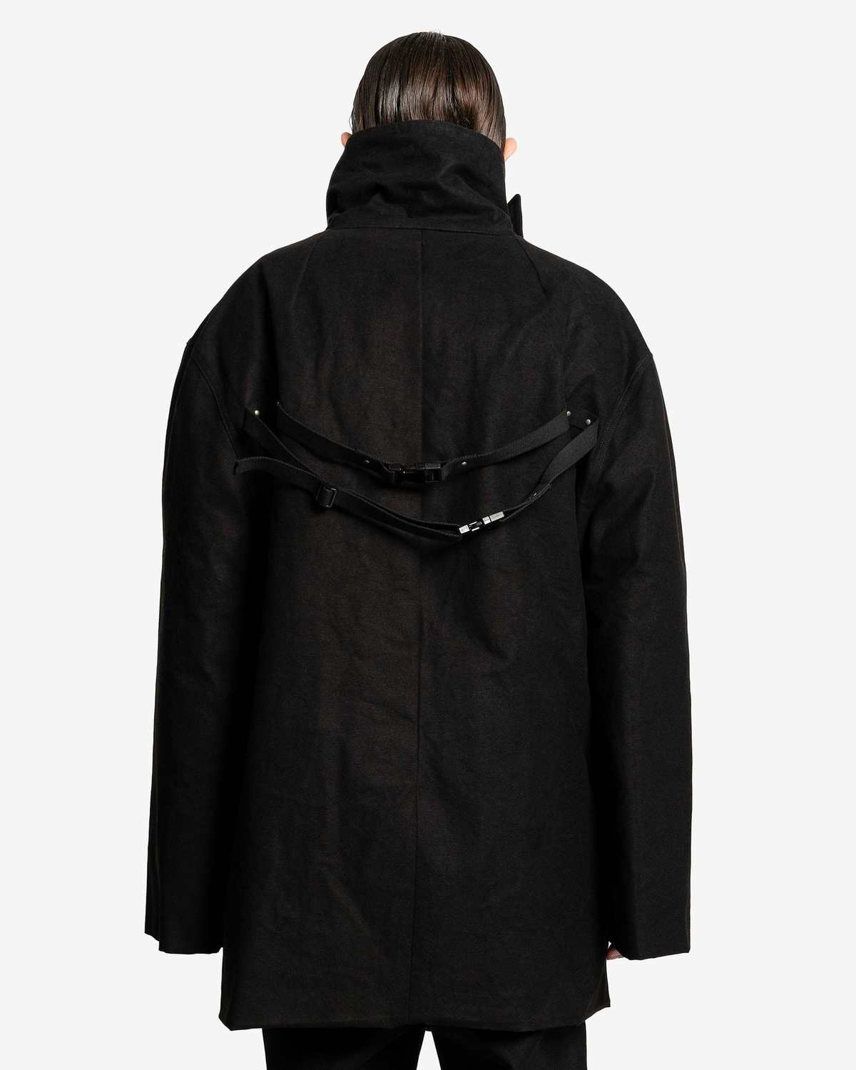 Rick Owens Jumbo Poncho Drella Coat - Black | Garmentory