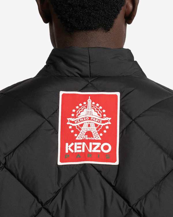 Kenzo Kimono Light Down Jacket - Black | Garmentory