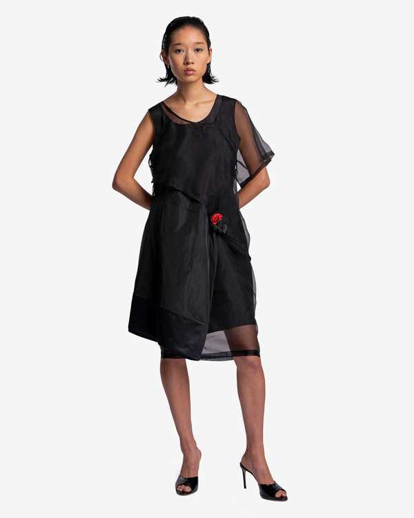 layered asymmetrical dress Asymmetrical Ruched Layered Dress