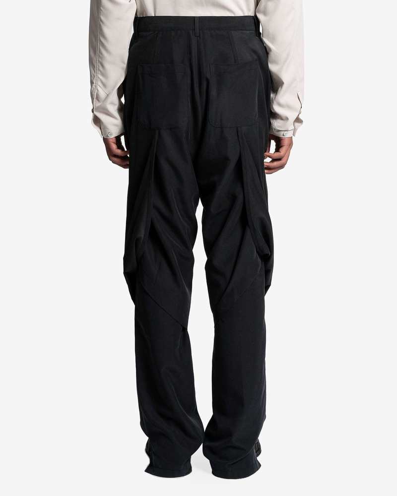 JiyongKim Layered Draped Trousers - Black | Garmentory
