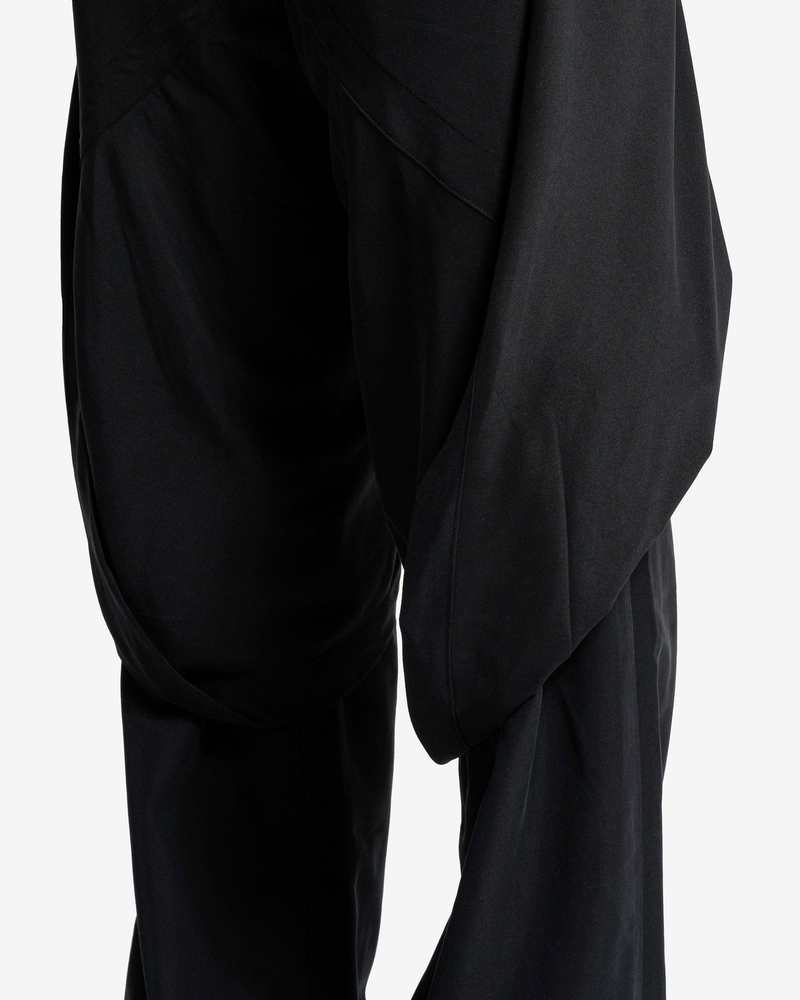 JiyongKim Layered Draped Trousers - Black | Garmentory
