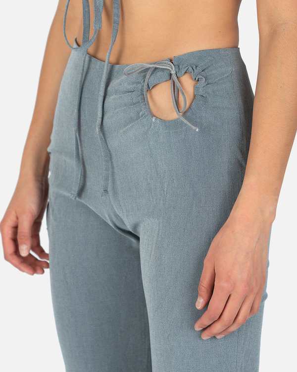Paloma Wool Loup Asymmetric Cut Pants - Grey | Garmentory
