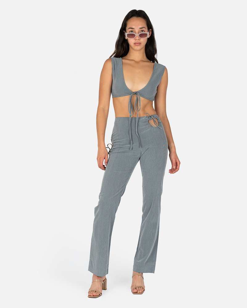 Paloma Wool Loup Asymmetric Cut Pants - Grey | Garmentory