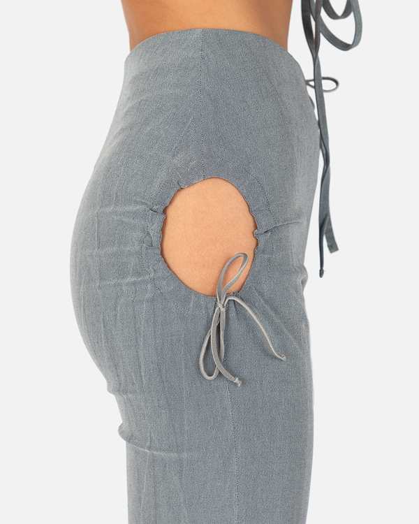 Paloma Wool Loup Asymmetric Cut Pants - Grey | Garmentory