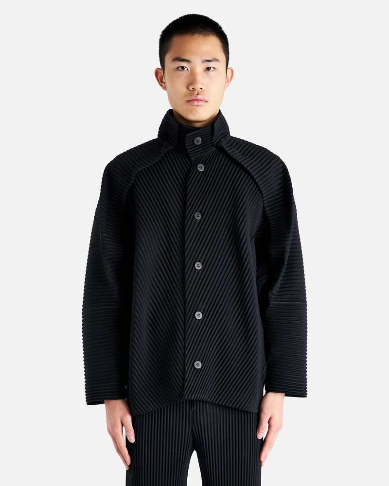 HOMME PLISSE ISSEY MIYAKE MC July Jacket - Black | Garmentory