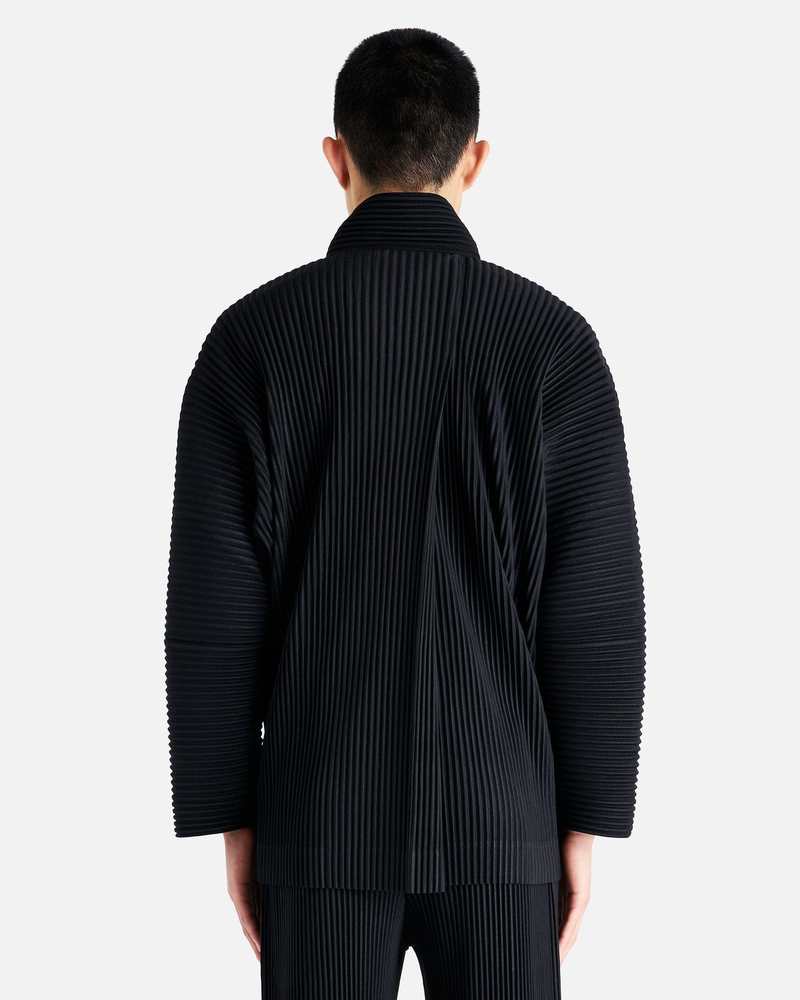 ジャケット・アウター ISSEY MIYAKE HOMME PILSSE 23aw MC JULY HOMME PLISSE ISSEY MIYAKE MC July Jacket - Black | Garmentory