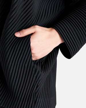 HOMME PLISSE ISSEY MIYAKE MC July Jacket - Black | Garmentory