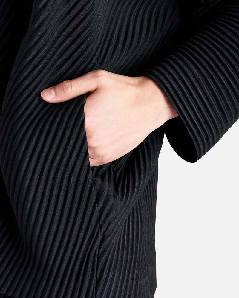 HOMME PLISSE ISSEY MIYAKE MC July Jacket - Black | Garmentory