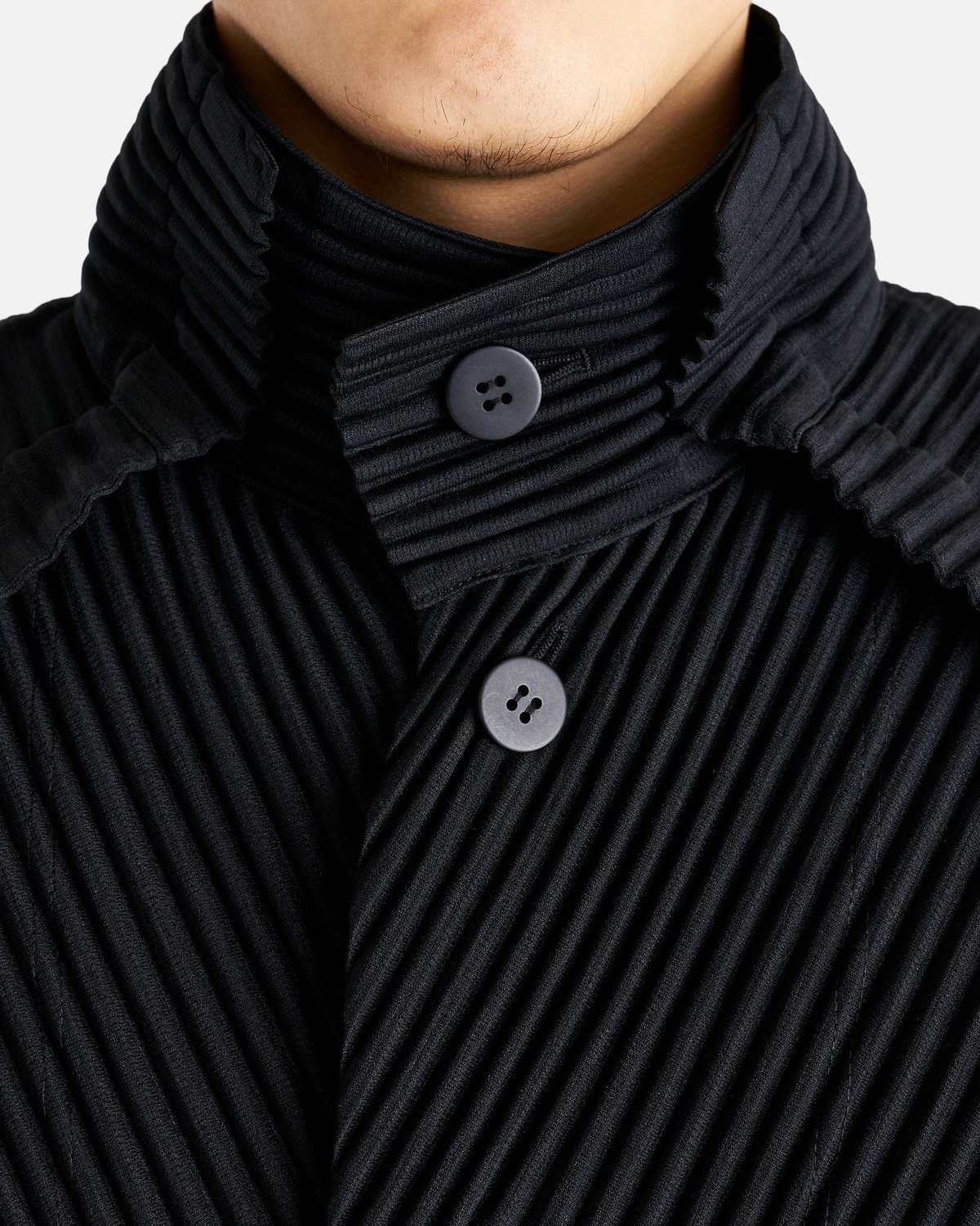 ジャケット・アウター ISSEY MIYAKE HOMME PILSSE 23aw MC JULY HOMME PLISSE ISSEY MIYAKE MC July Jacket - Black | Garmentory