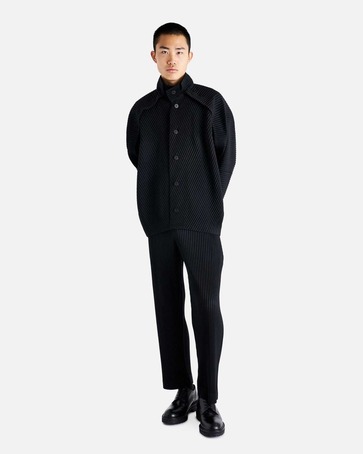 HOMME PLISSE ISSEY MIYAKE MC July Jacket - Black | Garmentory