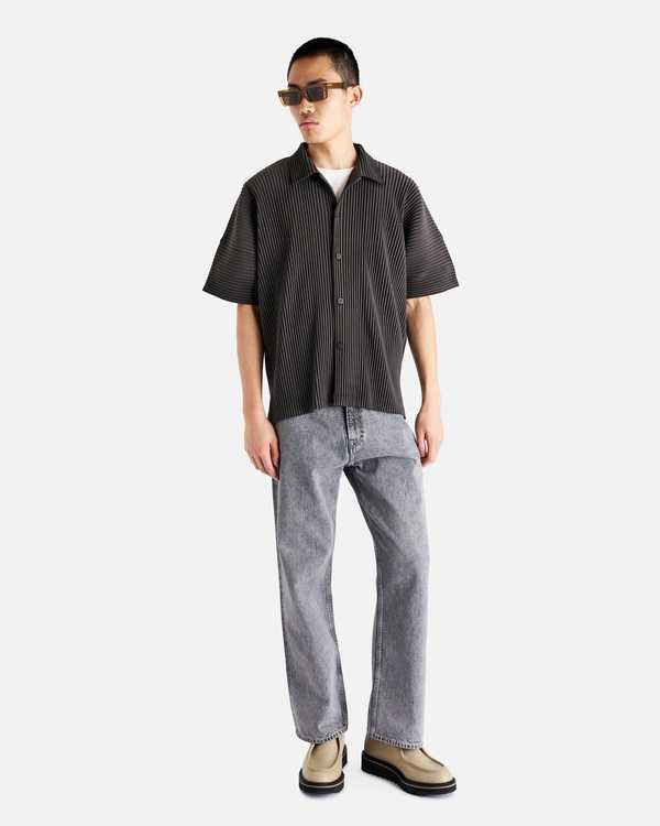 HOMME PLISSE ISSEY MIYAKE MC July Polo - Ebony Khaki | Garmentory