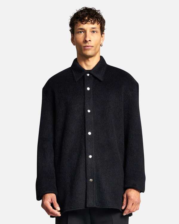 Jil Sander Mohair Brushed Jersey - Black | Garmentory