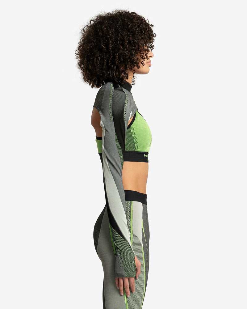 Nike Pro x Feng Chen Wang L/S Knit Top - Off Noir/Light Smoke Grey