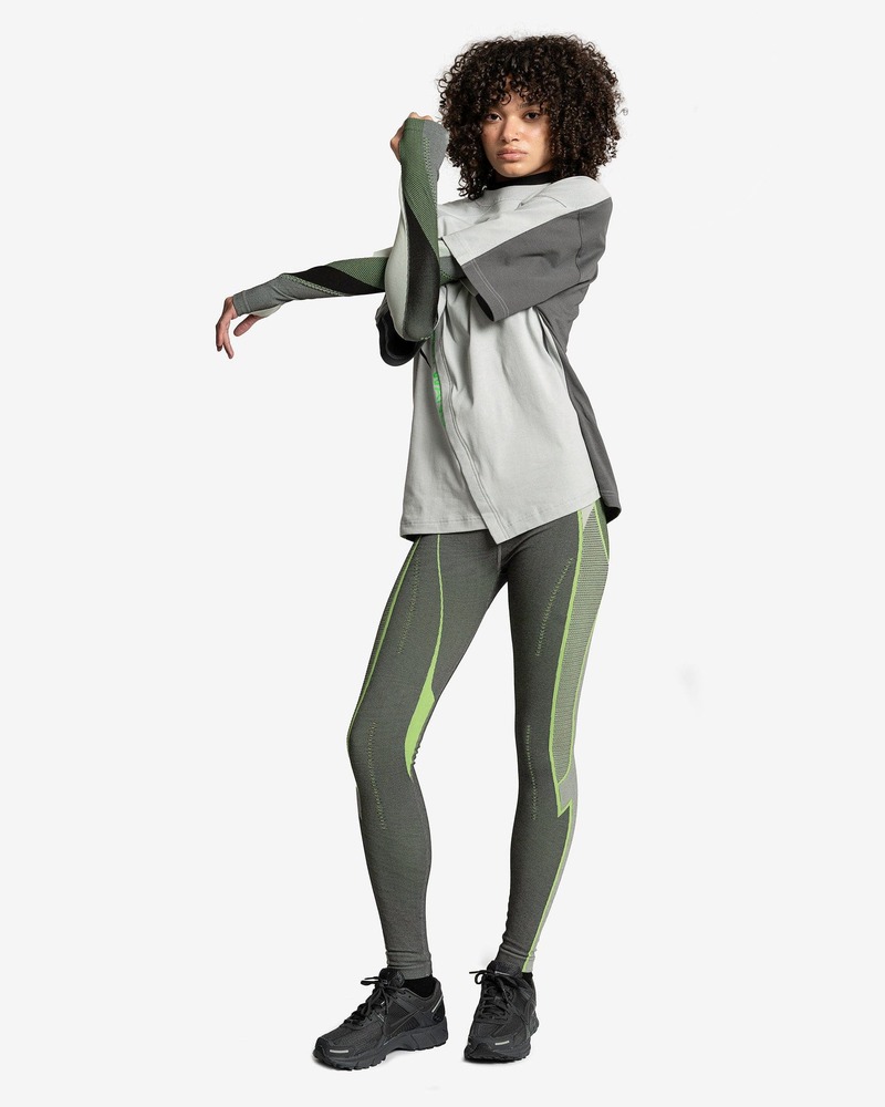 Nike Pro x Feng Chen Wang L/S Knit Top - Off Noir/Light Smoke Grey