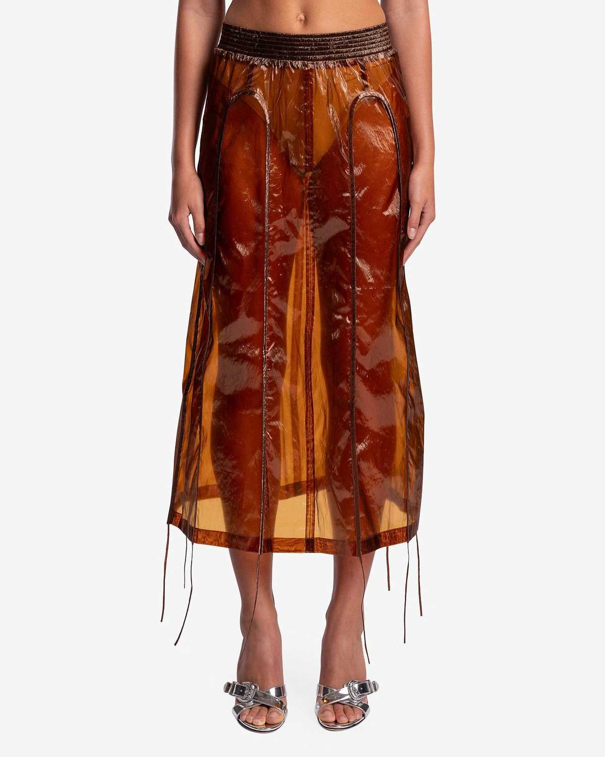 ECKHAUS LATTA Organza Skirt - Amber | Garmentory