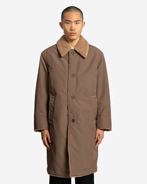 Our Legacy Compact Tech Polar Coat - Murkey Clay | Garmentory