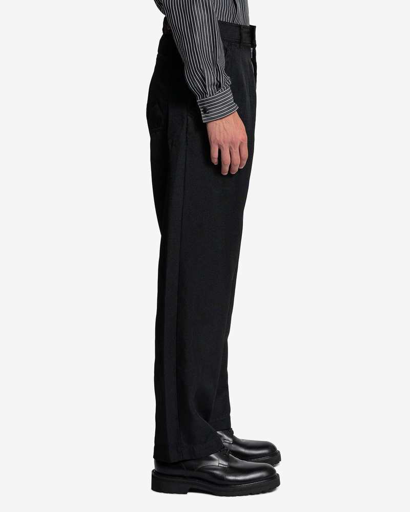 パンツ CDG POLYESTER TWILL PANTS Polyester Twill Pants in Black – SVRN