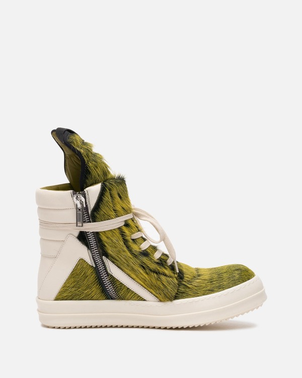 Pony Hair Geobasket in Acid Melange/Milk | Garmentory