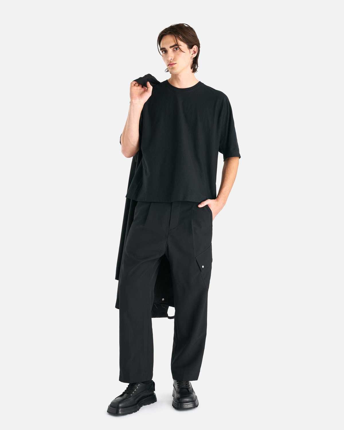 HOMME PLISSÉ BASICS 長袖Tシャツ/black size4 Homme Plissé Issey Miyake Basic pleats long sleeve t-shirt