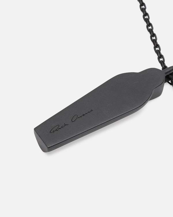 Rick Owens Sarcophagus Charm - Black