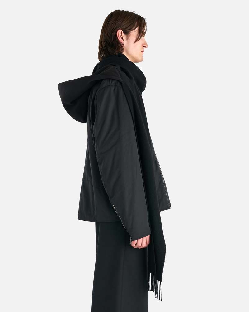 ブルゾン Mm6 By Maison Margiela Oversized Black Sports Jacket With MM6 Maison Margiela MM6 Maison Margiela x Salomon Sports