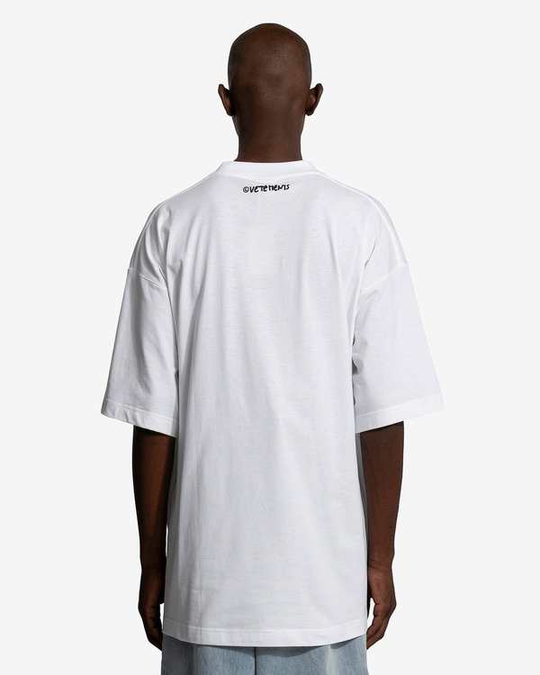 Vetements Stop Copying Me T-Shirt - White | Garmentory