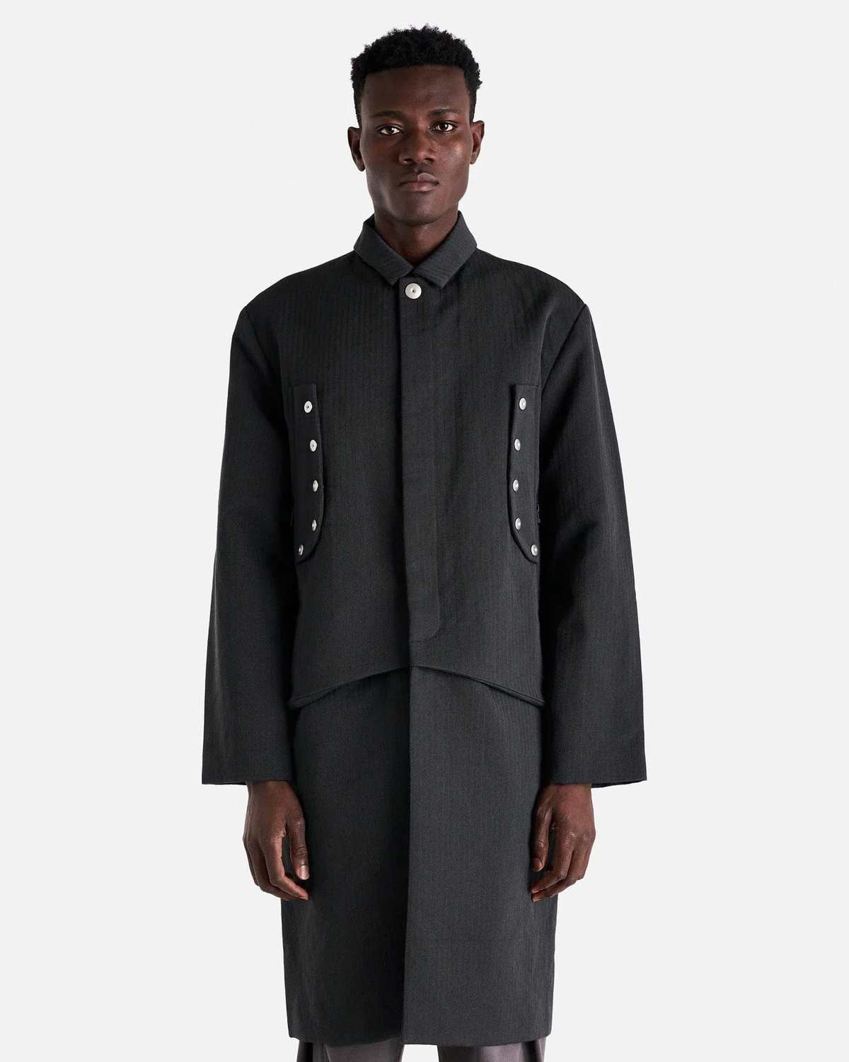 Omar Afridi Strata Coat - Grey | Garmentory