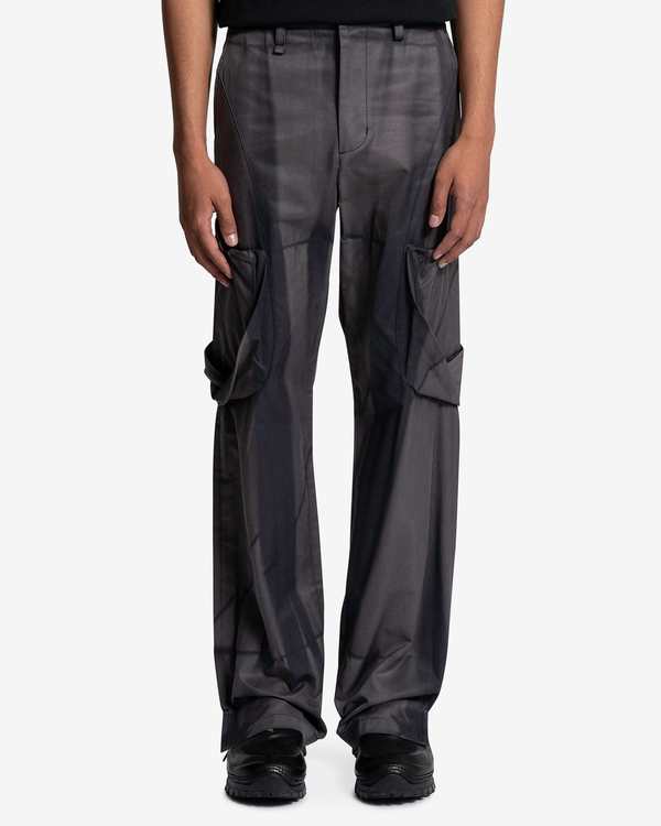 JiyongKim Sun Bleached Draped Pocket Trousers - Grey | Garmentory