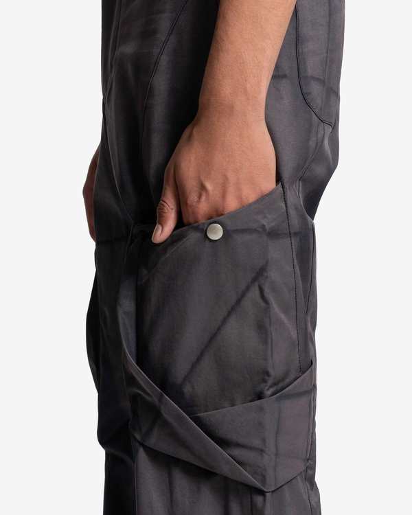 JiyongKim SUN-BLEACHED DRAPED POCKET TROUSERS – 082plus