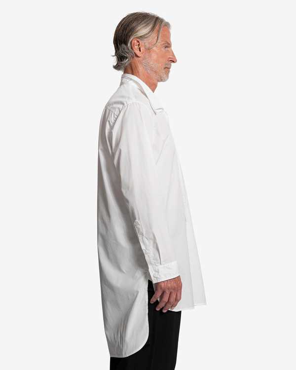Yohji Yamamoto Pour Homme Triple Collar Button Up Shirt | Garmentory