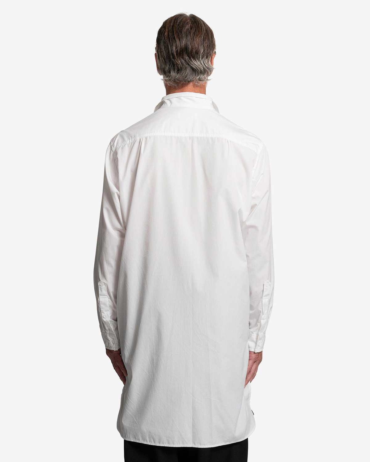Yohji Yamamoto Pour Homme Triple Collar Button Up Shirt | Garmentory