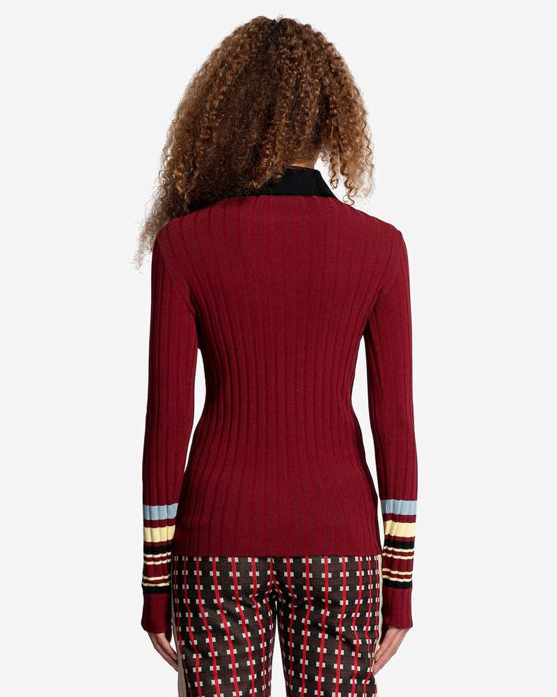 定価6万 美品 Wales Bonner Wander Knit Top Wales Bonner Wander Knit Top - Red/Yellow | Garmentory