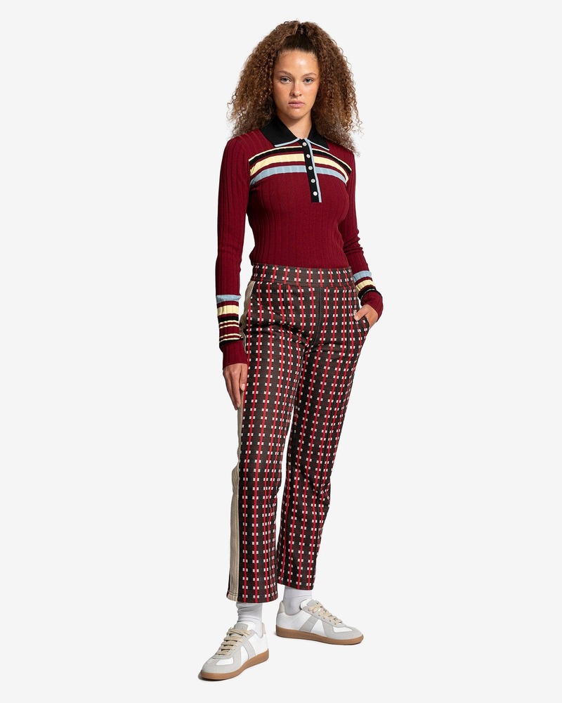 Wales Bonner Wander Knit Top - Red/Yellow | Garmentory