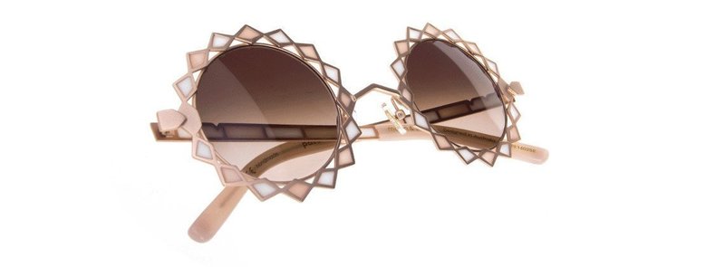 Pared Moon + Stars Sunglasses - Blush | Garmentory display picture 2