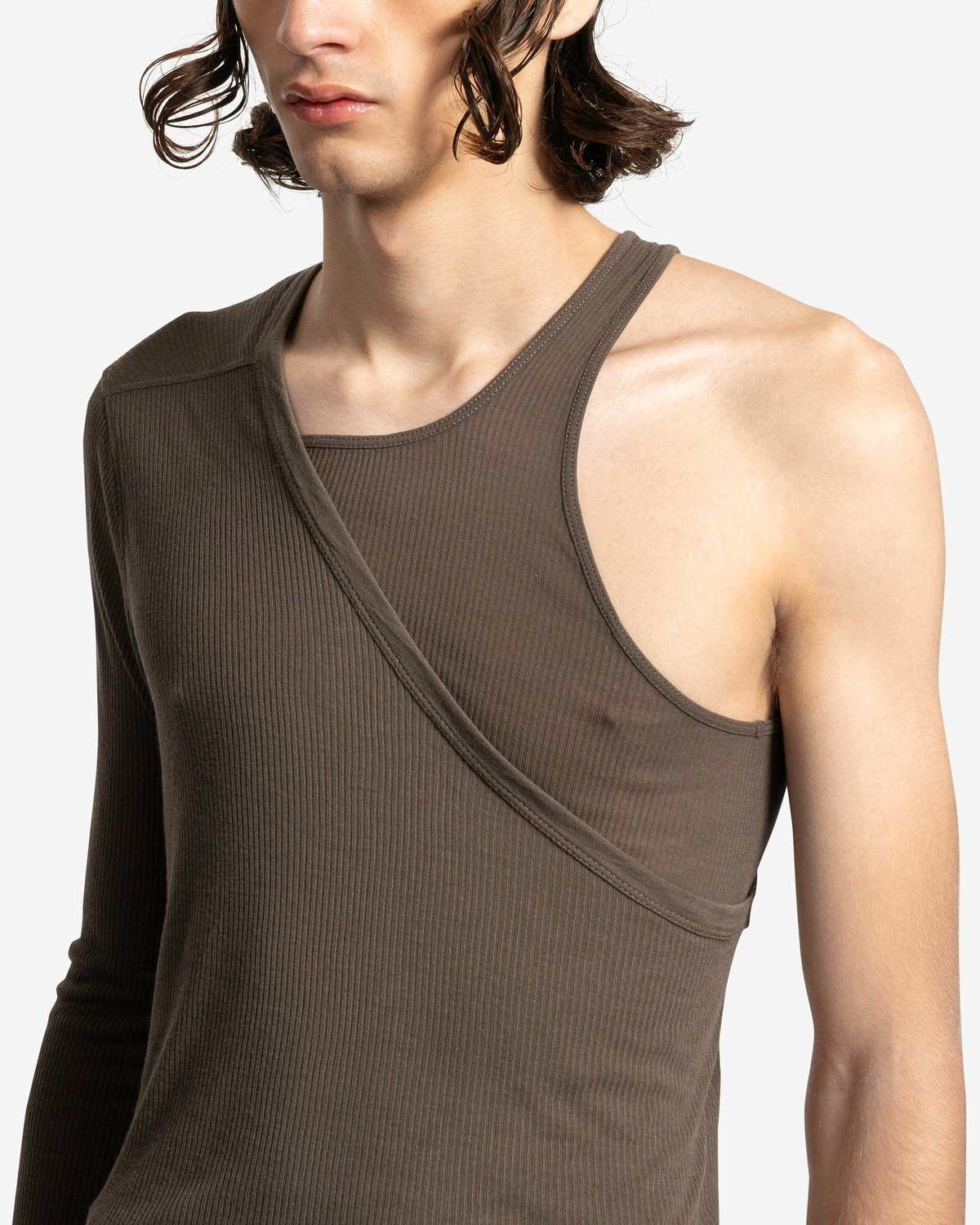 Rick Owens Ziggy Banana Tank - Dust | Garmentory