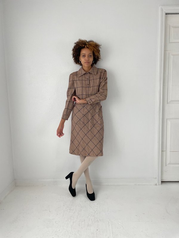 yellow dress and brown shoes Mustard Wholecut Oxford Shoe 8.5 UK / 9.5 US